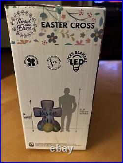 Inflatable Easter Cross. 4 Feet Tall. He Is Risen Led. Outdoor. Christian