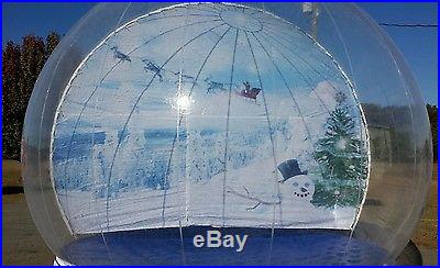 Inflatable Human Snow Globe photo op business