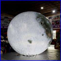 Inflatable Moon Planet Model With LED Lights Hanging Inflatable LED Moon wedding