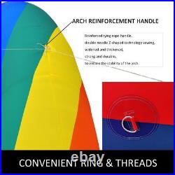 Inflatable Rainbow Arch 26 ft x 10 ft with 110W Blower for Advertising Party