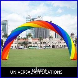Inflatable Rainbow Arch 26 ft x 10 ft with 110W Blower for Advertising Party