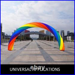 Inflatable Rainbow Arch 26 ft x 10 ft with 110W Blower for Advertising Party