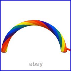 Inflatable Rainbow Arch 26 ft x 10 ft with 110W Blower for Advertising Party