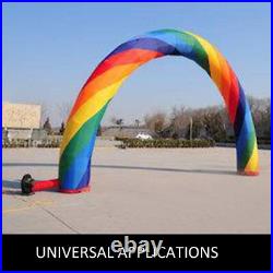 Inflatable Rainbow Arch 26 ft x 10 ft with 110W Blower for Advertising Party