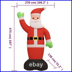 Inflatable Santa Claus with LEDs 16 ft