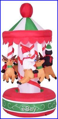 Inflatable Santa Ride Airblown Christmas Decor Holiday Season Home Xmas Display