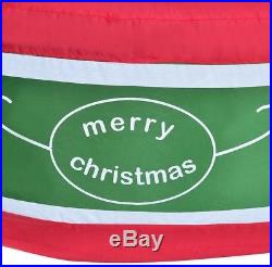 Inflatable Santa Ride Airblown Christmas Decor Holiday Season Home Xmas Display