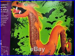 Inflatable Serpent 16 Ft Airblown Gemmy Halloween Yard Decor Indoor Outdoor Prop