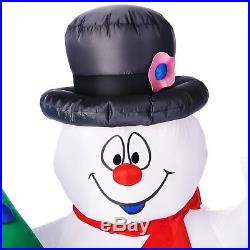 Inflatable Snowmen Frosty Christmas Tree Holiday Outdoor Airblown Decoration