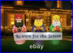 Inflatable Three Wise Men Reason for the Season 8FT Illuminated Inflatable