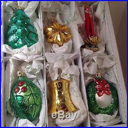 IngeGlas Germany ORNAMENTS The Meaning of Christmas Boxed Set RETIRED Mint