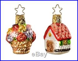 Inge Glas The Bridal Collection Mini Wedding German Glass Ornament Set of 12