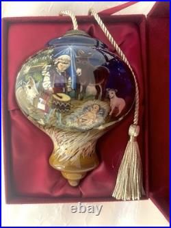 Inner Beauty Ornament Blown Glass Hand Painted Christmas Holiday Drummer Boy