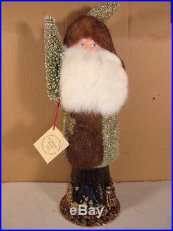 Ino Schaller Belsnickle Paper Mache Santa Large Candy Container