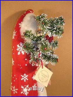 Ino Schaller Paper Mache Santa Extra Large Candy Container
