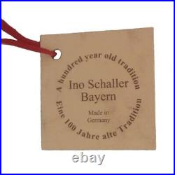 Ino Schaller Red Santa with Snowflake Coat German Paper Mache Candy Container