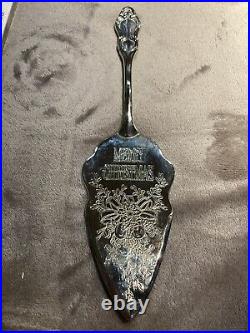 International Silverplated Christmas Serving Trowel New in Box