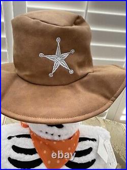 Isaac Mizrahi Plush Cowboy Skeleton Pillow 5ft Sheriff Halloween Decor Viral