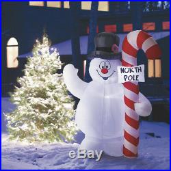It’s Frosty The Snowman W Candy Cane 5ft. Lighted Air Blown Christmas Outdoor