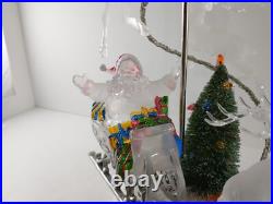 JC Penney SANTA'S SLEIGH & REINDEER Light-Up Color Change Christmas Decoration JC Penney SANTA'S SLEIGH & REINDEER Light-Up Color Change Christmas Decoration