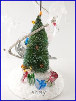 JC Penney SANTA'S SLEIGH & REINDEER Light-Up Color Change Christmas Decoration JC Penney SANTA'S SLEIGH & REINDEER Light-Up Color Change Christmas Decoration