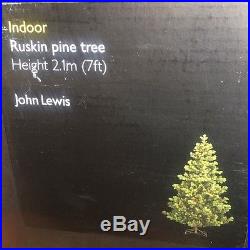 JOHN LEWIS NEW RuskinINDOOR CHRISTMAS TREE 7ft
