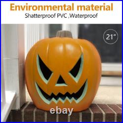 Jack O Lantern 21in Halloween Pumpkin Lantern Pumpkin Lights Party Decoration
