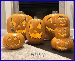 Jack O Lantern Halloween Pumpkin LED Light Battery Operated Holiday Decorations