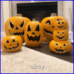 Jack O Lantern Halloween Pumpkin LED Light Battery Operated Holiday Decorations