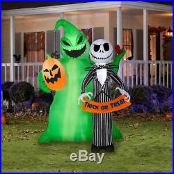 Jack Skellington Oogie Boogie Airblown Inflatable Halloween Yard Decor 6.5 ft
