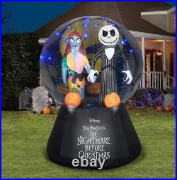 Jack Skellington & Sandy Nightmare Before Christmas Globe Halloween Inflatable