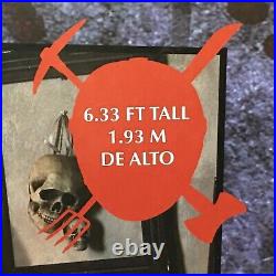 Jason Voorhees Friday the 13th 6ft Animated Life Size Halloween Gemmy PROP