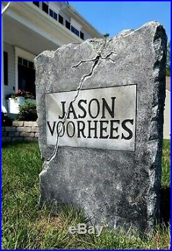 Jason Voorhees Friday the 13th Tombstone Prop Horror Judith Myers Halloween