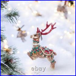 Jay Strongwater Comet Glass Ornament SDH20011-250 Christmas reindeer Jay Strongwater Comet Glass Ornament SDH20011-250 Christmas reindeer