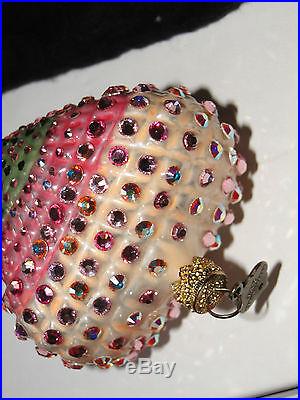 Jay Strongwater HEART Ornament with Swarovski Crystals Ltd Neiman Marcus