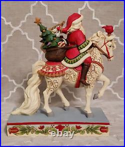 Jim Shore 6006632 Santa Riding Horse Seasonal Steed Figurine FREE SHIP NEW