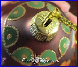 Joan Rivers 2014 Russian Faberge Inspired Eggs Christmas Ornaments in Box