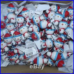 Joblot 500 Snowman personalised male female Russ Berrie hanging tree decoration