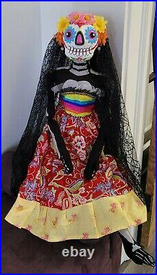 Joe Spencer Dia de Muertos Day of Dead Halloween Bride Art Doll New ships free