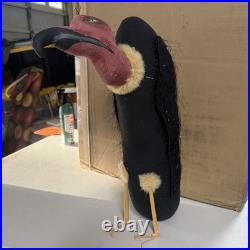 Joe Spencer Vulture Fabric Bird Figurine