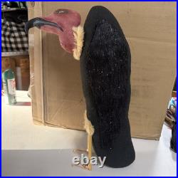 Joe Spencer Vulture Fabric Bird Figurine Joe Spencer Vulture Fabric Bird Figurine