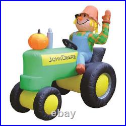 John Deere Tractor Inflatable with Scarecrow LP86781