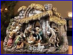 Joseph Studio 10 piece 11 Inch Nativity with Stable 6 Inch Scale