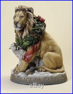 Joseph's Studio 19.25H Lion and Lamb Peace on Earth Christmas Statue # 38268