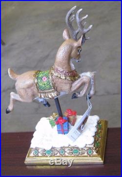 Joseph's Studio Victorian Inspirations Reindeer Christmas Stocking Holder New