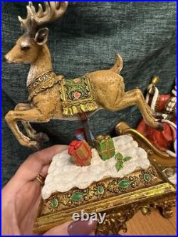 Joseph's Studio by Roman 2008 Santa & Reindeer Stocking Holders #37011