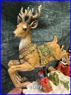 Joseph's Studio by Roman 2008 Santa & Reindeer Stocking Holders #37011