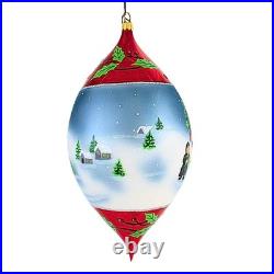 Joy To The World Father Frost Drop Tree Ornament Santa Church European