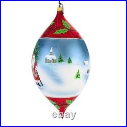Joy To The World Father Frost Drop Tree Ornament Santa Church European