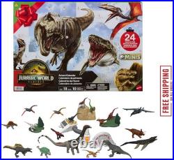 Jurassic World Rebirth Advent Calendar with 24 Days of Dinosaur-Related Toy Surp